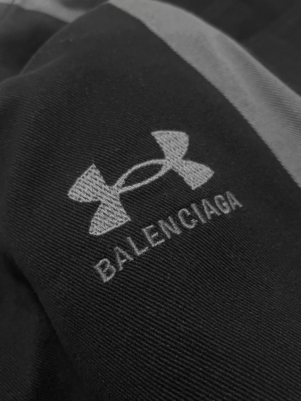 Balenciaga Men's Spring & Autumn Logo Printed Solid Color Lace-Up Mid-Rise Straight Leg Casual Pants #74653