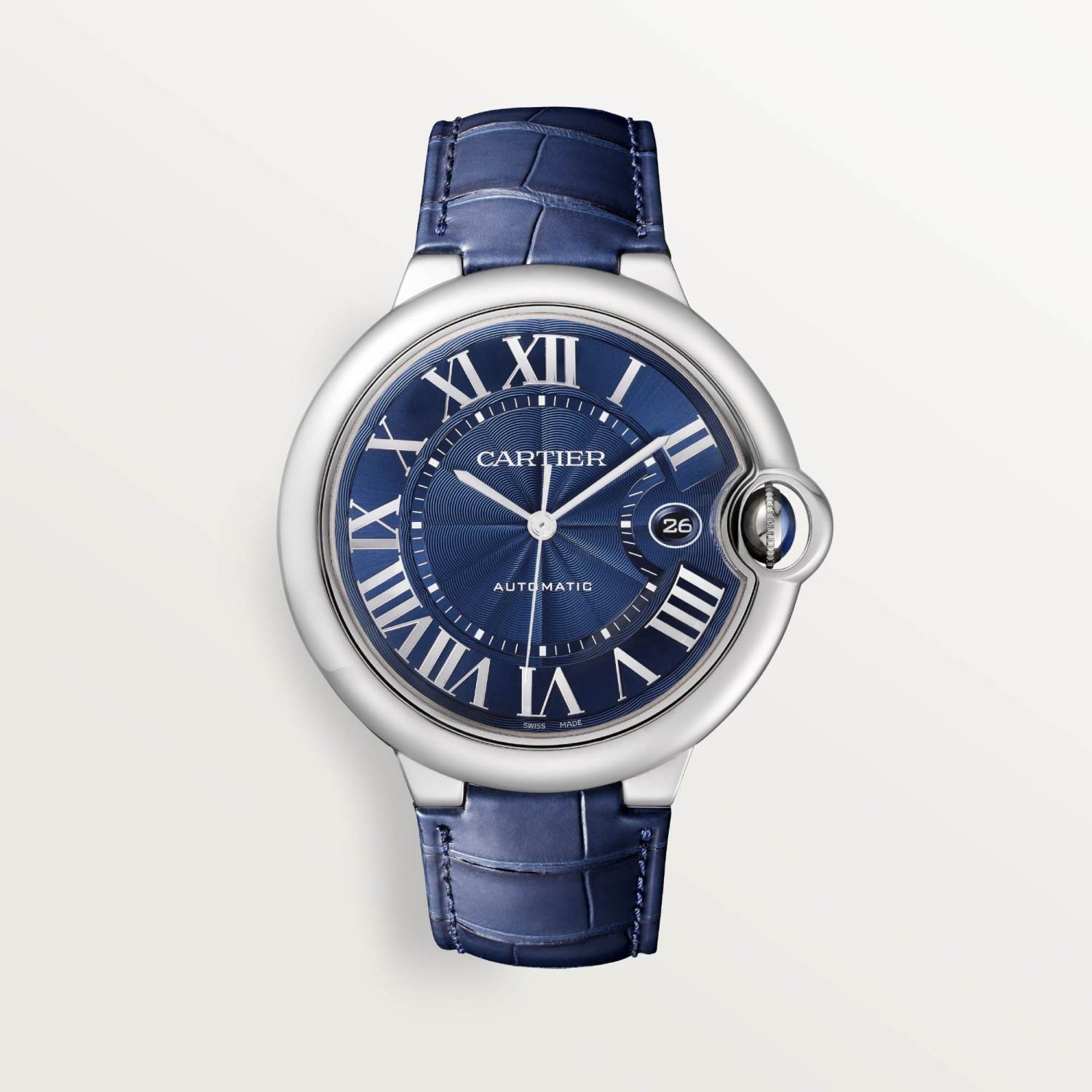 Cartier Ballon Bleu De Cartier Blue Balloon Automatic Mechanical Movement Water Resistant 42mm Watch #98217