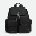 BOTTEGA VENETA  Crossroad Multi-Pocket Backpack Leather Label Nylon Shoulder Bag #332330