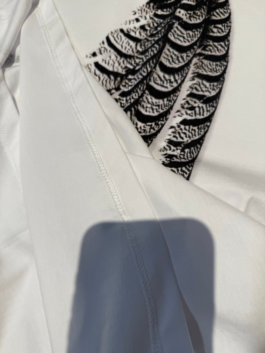 Loewe Men's Spring And Summer Feather Print Solid Color Cotton Loose Round Neck Short Sleeve T-Shirt Ngvp #1852