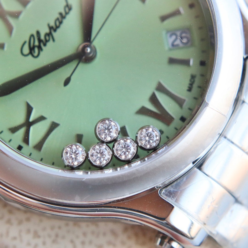 Chopard Happy Sport Women's Solid Color Dial Quartz Movement Stainless Steel Case 36mm Watch #77346