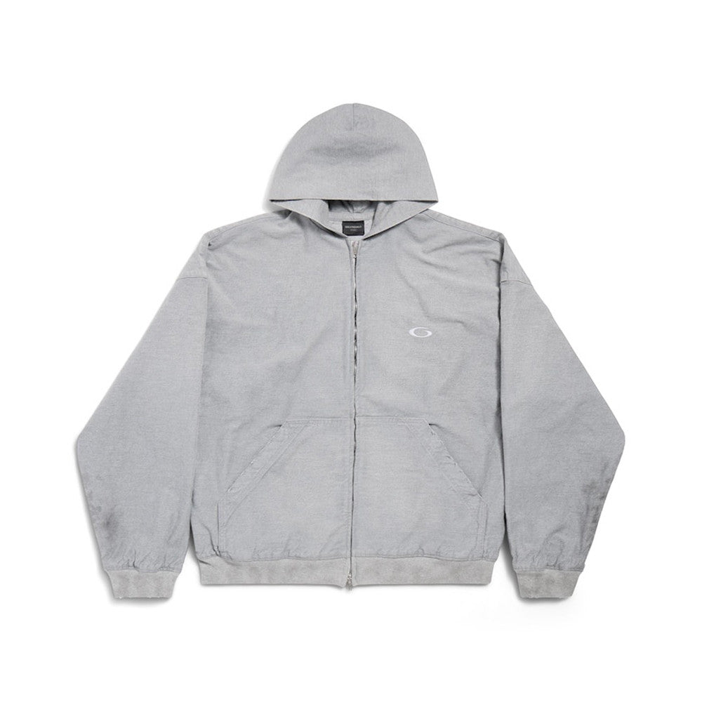 Balenciaga Top-quality Version Men's Trompe L Œil Hoodie Pants in Heather Grey#335727