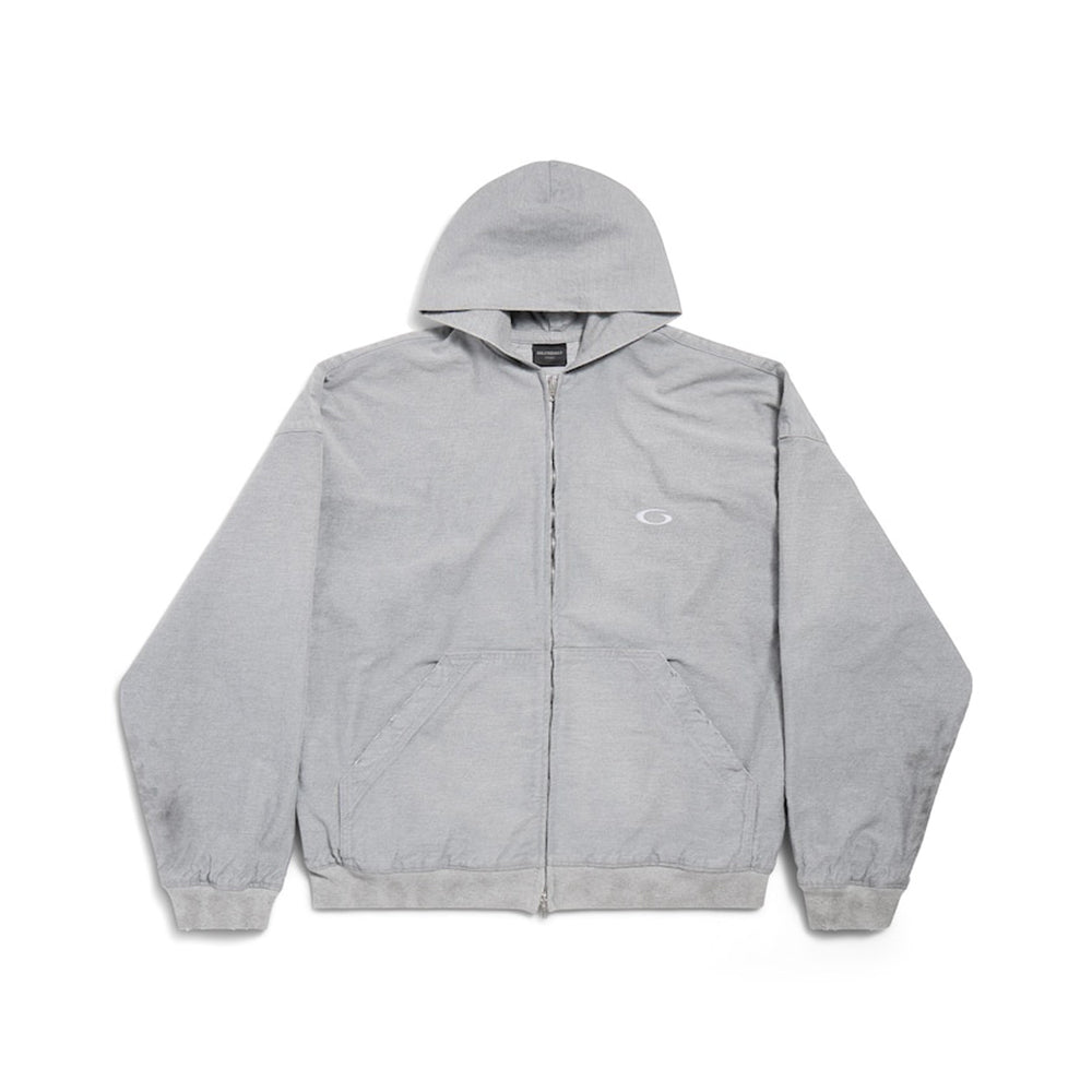 Balenciaga Top-quality Version Men's Trompe L Œil Hoodie Pants in Heather Grey#335727