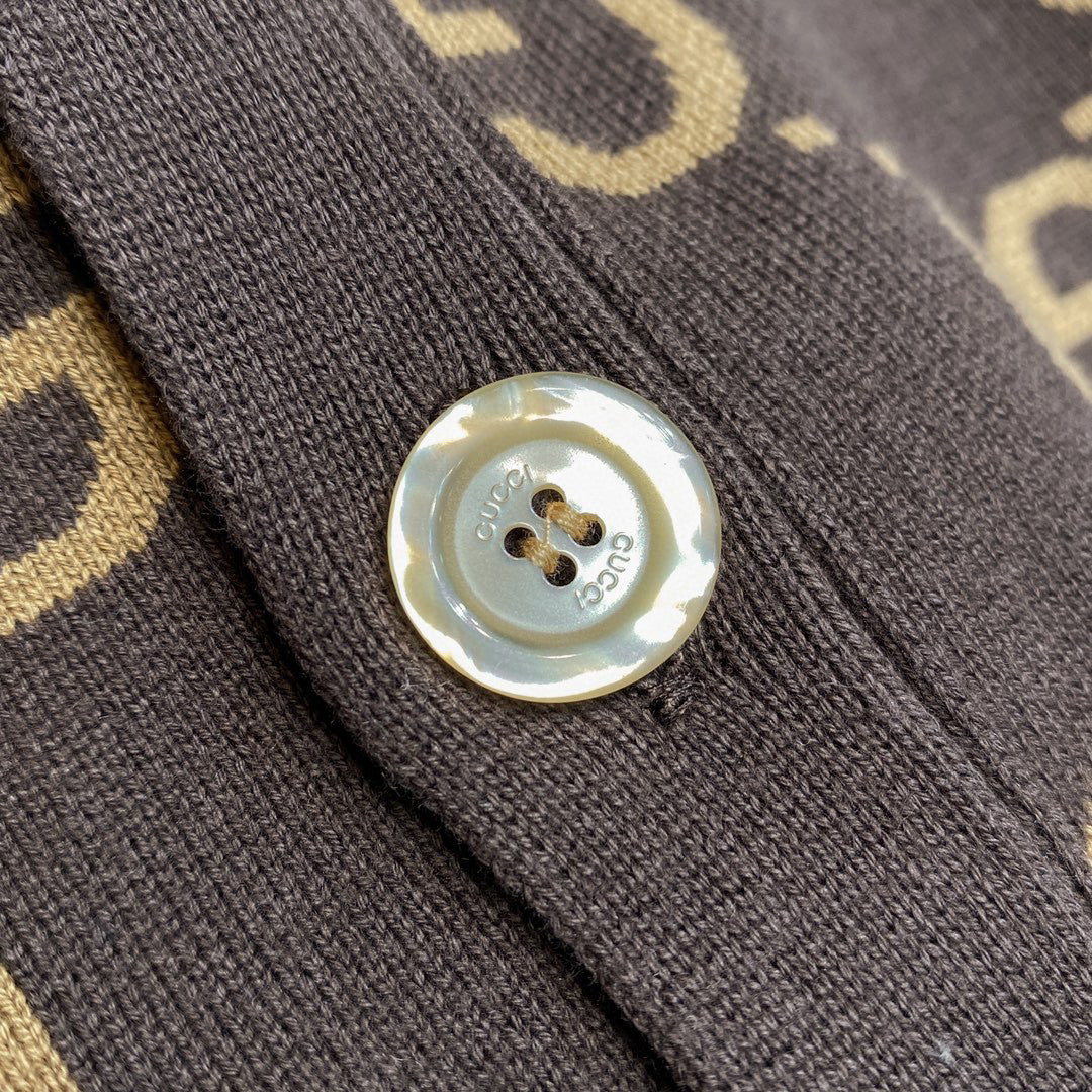 Gucci Knitted Button Printed Cardigan #21956