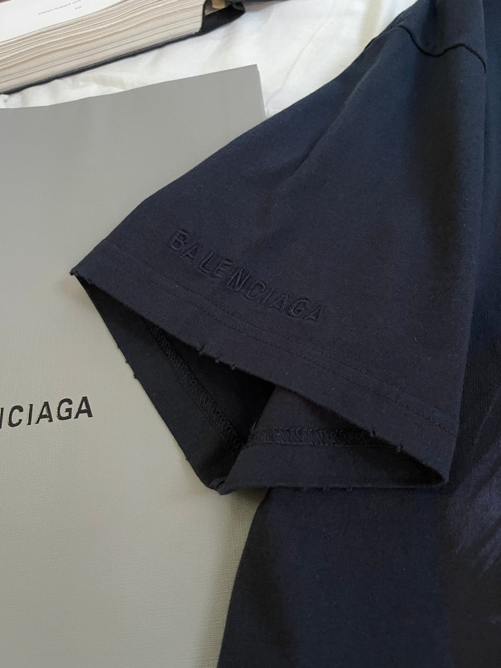 Balenciaga Men's and Women's Summer Portrait Printed Solid Colour Round Neck Cotton Short Sleeve T-Shirt #76598