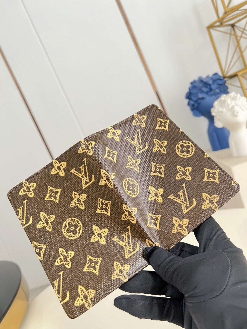 LOUIS VUITTON Passport Cover Monogram Canvas Wallets M27612 #377237