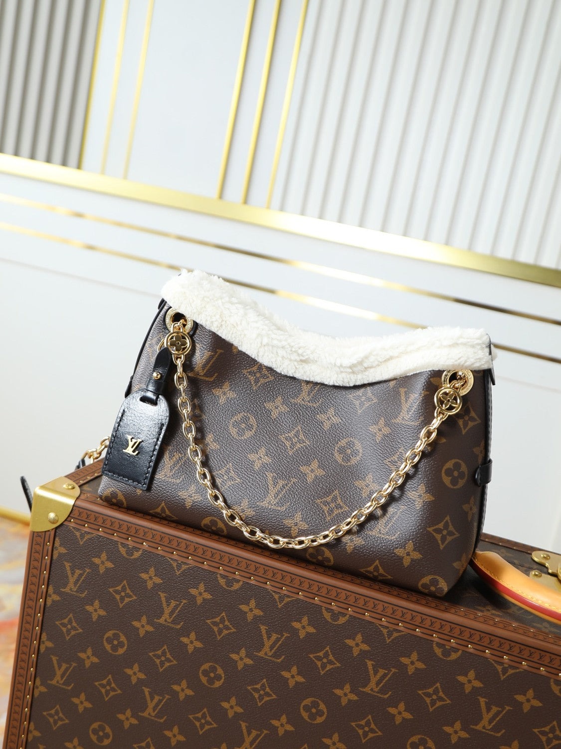 Louis Vuitton CarryAll BB H33 Monogram Handbags M26568 #333449
