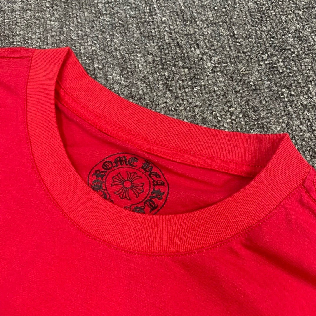Chrome Hearts Men's Spring/Summer Solid Color Long Sleeve T-Shirt #73551