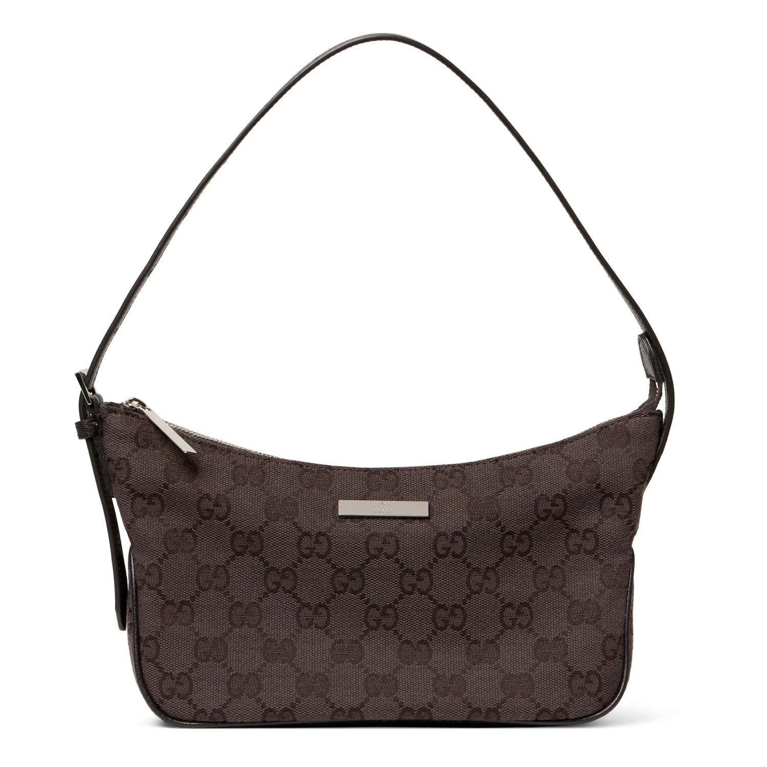 Gucci Lady Lunetta Collection Small Shoulder Bag Deep Blue Gg Denim Sand Brown And Dark Brown Classic Elegant And Stylish Shoulder Bag Bags 874743FAF7X2543 #84293A