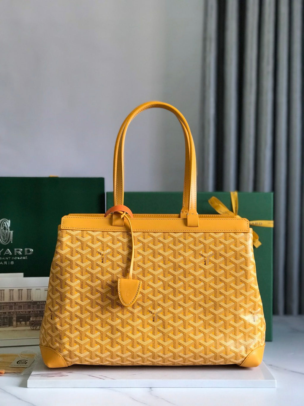 Goyard Bellechasse Biaude Small Tote Bag Commuter Series Everyday And Business Commuting Handbag/shoulder Bag Sandstone Y-shaped Graffiti Bag Bags #196803
