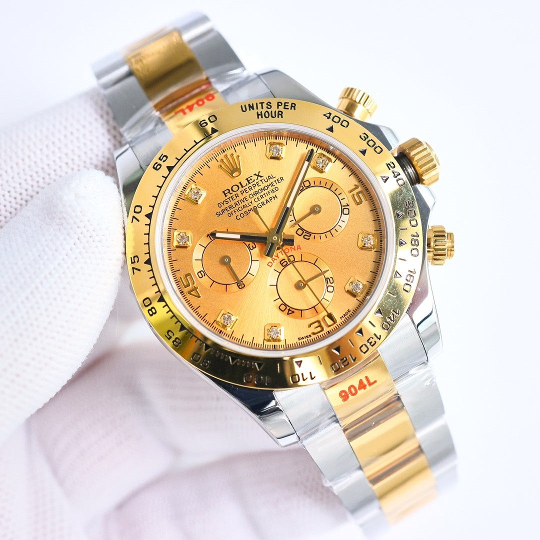 Rolex Men's Steel Strap Waterproof Automatic Mechanical Watch #75677