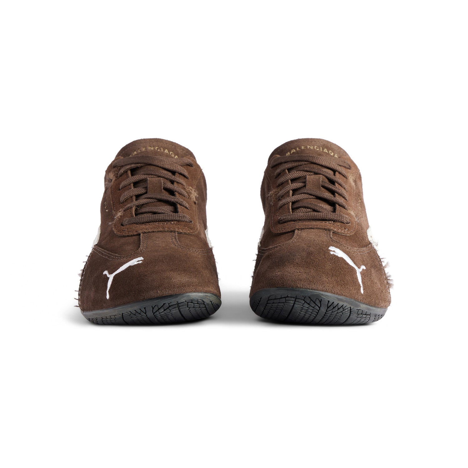Balenciaga X PUMA SPEEDCAT BALENCIAGA Men's And Women's Spring/fall Fashion Casual Round Toe Lace Up Flat Low Top Thin Suede Sneakers Casual Shoes #79286
