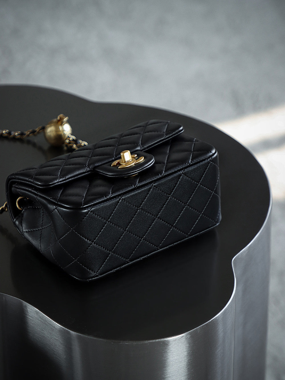 Chanel Flap Bag Small Golden Ball. Single Shoulder Messenger Bag Multicolor Double Size Leather Bags #77345