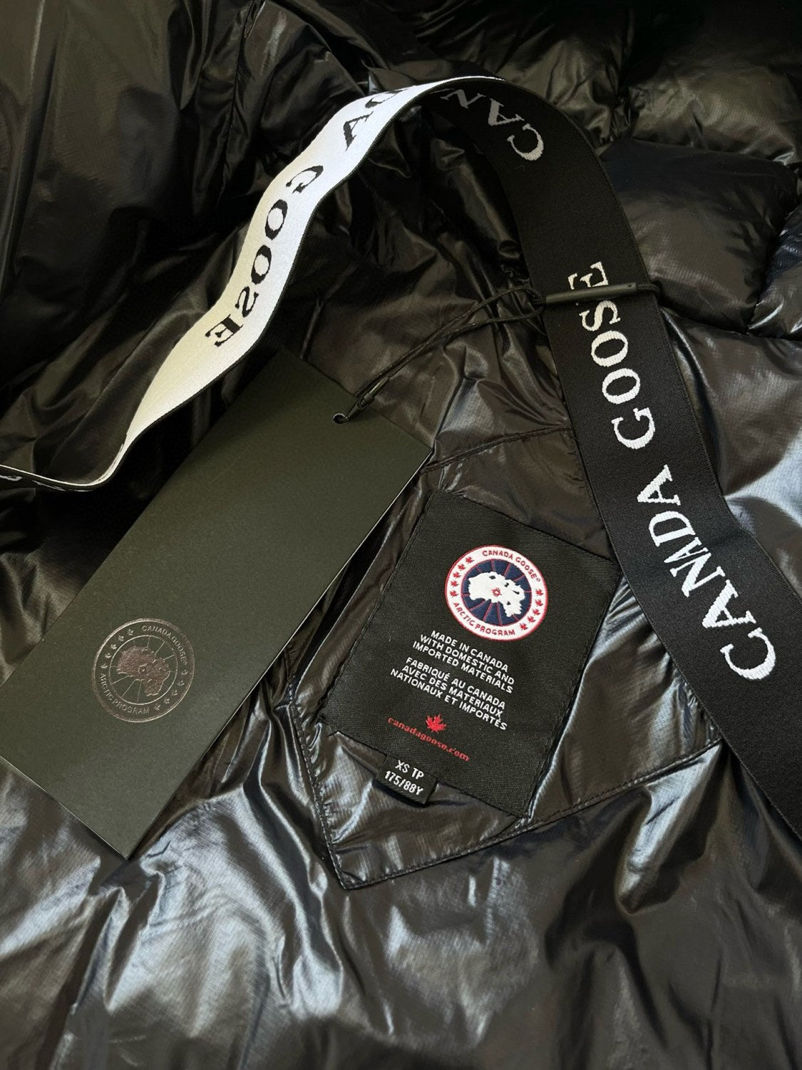 Canada Goose Men's Autumn and Winter Solid Color Hooded Long Sleeve Lined Removable Elastic Back Puffer Down Jacket #73778