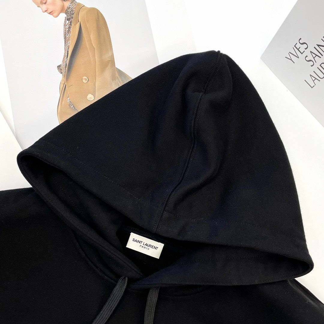 Saint Laurent Men's and Women's  50s Signature Hoodie #333515