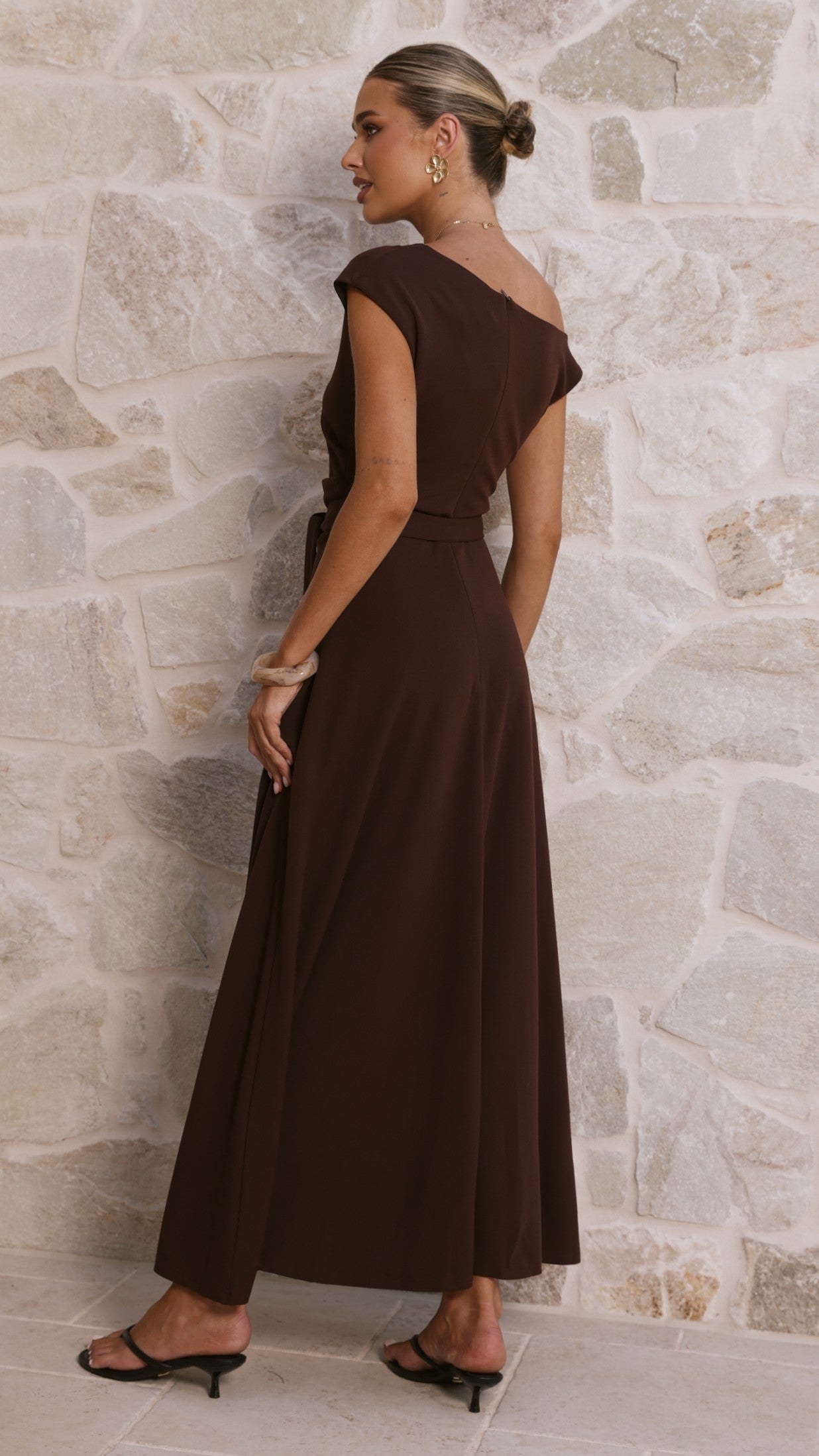 Gemma Maxi Dress - Chocolate