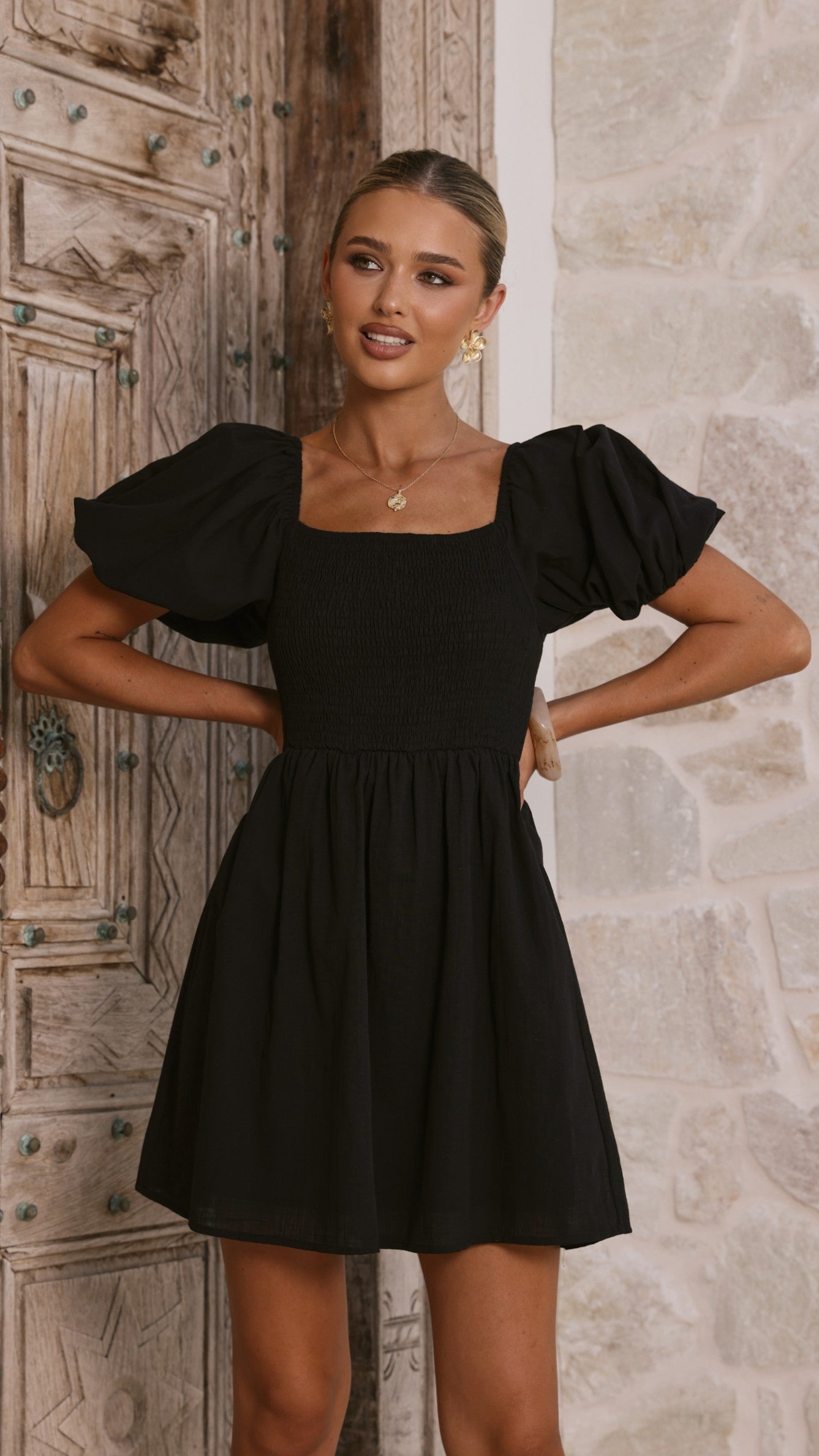 Marissa Mini Dress - Black
