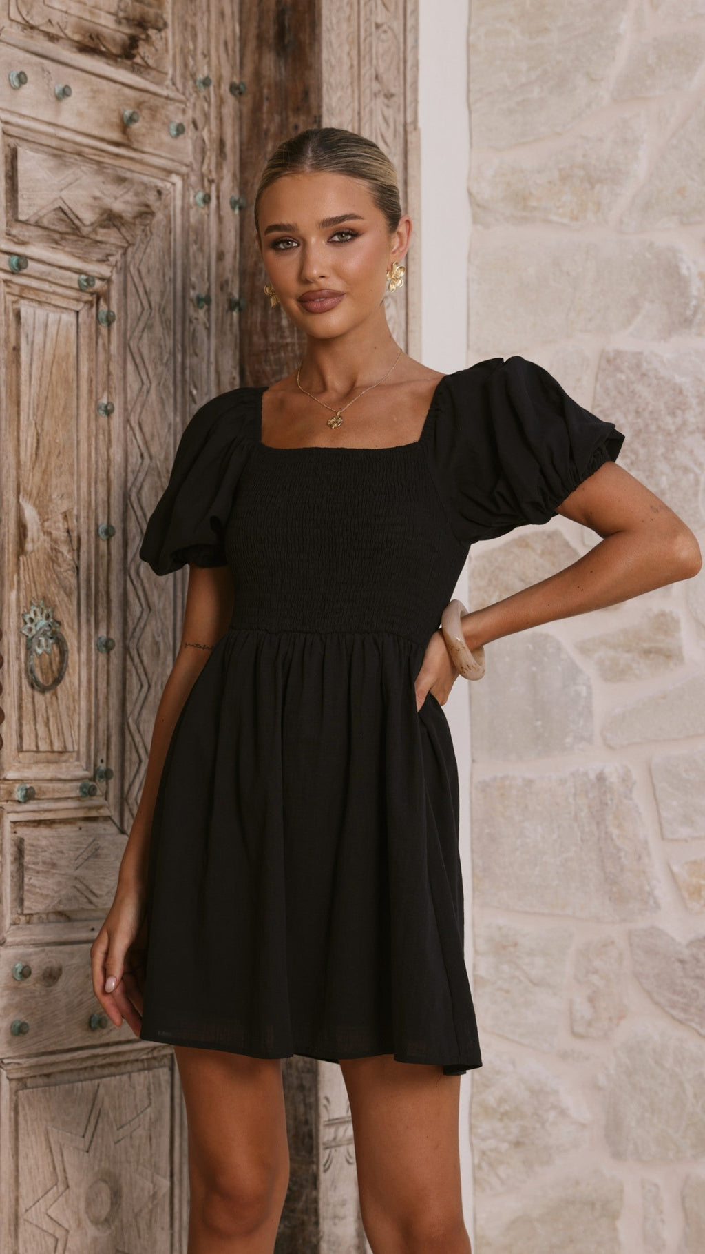 Marissa Mini Dress - Black