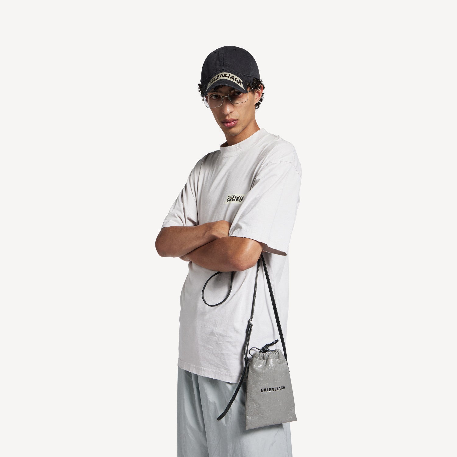 Balenciaga Men's Shopper Phone Holder #335825