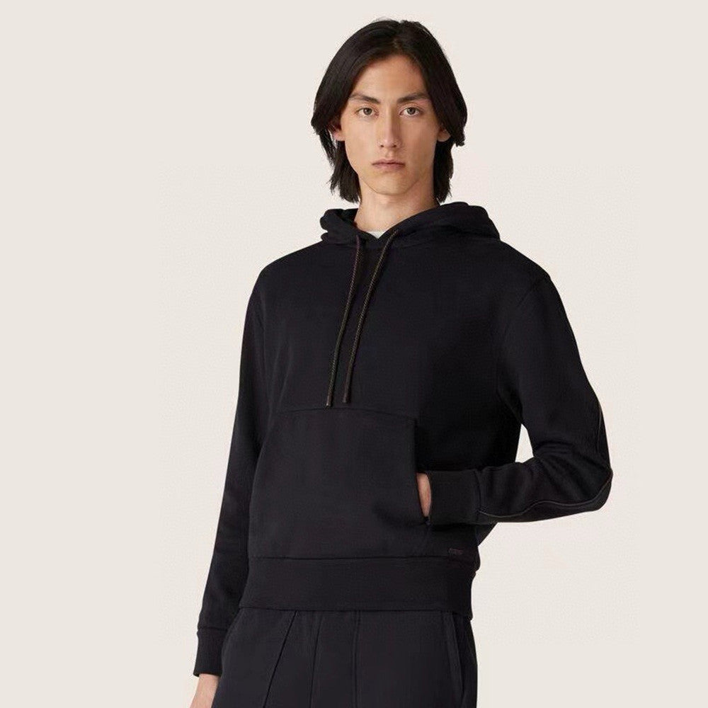 Loro Piana Men's Autumn And Winter Solid Color Loose Casual Hooded Long Sleeve Pias Sweatshirt Warm Pants Ngvp #7565