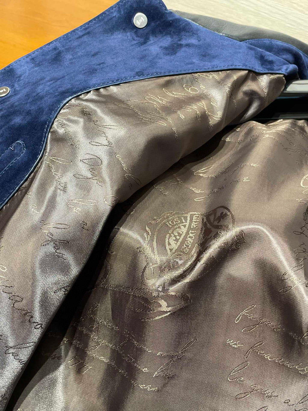 Berluti Suede Leather Jacket Ngvp #6519