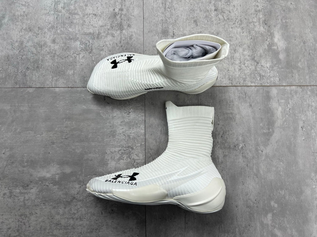 Balenciaga UNDER ARMOUR® HYPER Men's and Women's Spring/Fall Fashion Casual Round Toe Slip On Solid Color Knit Socks For Sneakers Shoes #78799