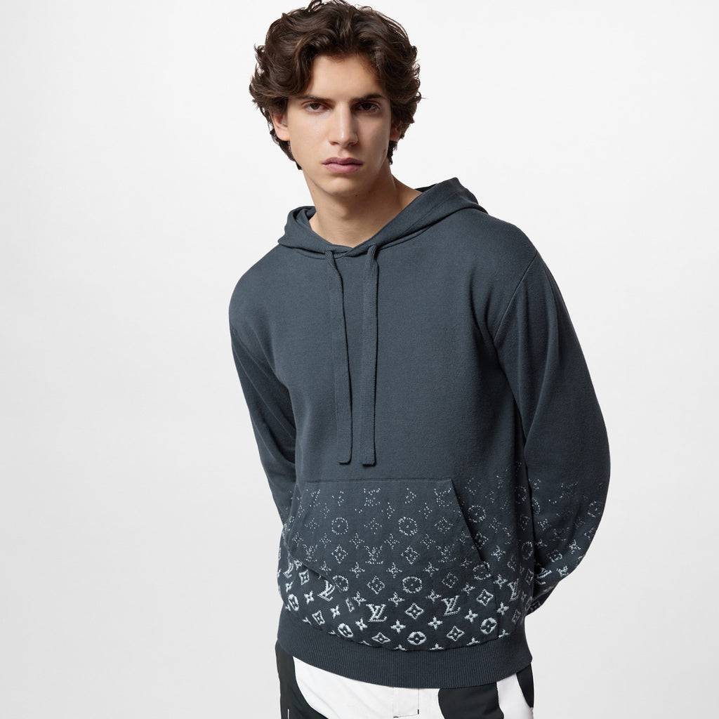 Louis Vuitton Men's Summer Gradient Cotton Hoodie CrewNeck Sweatshirt Pullover #97129