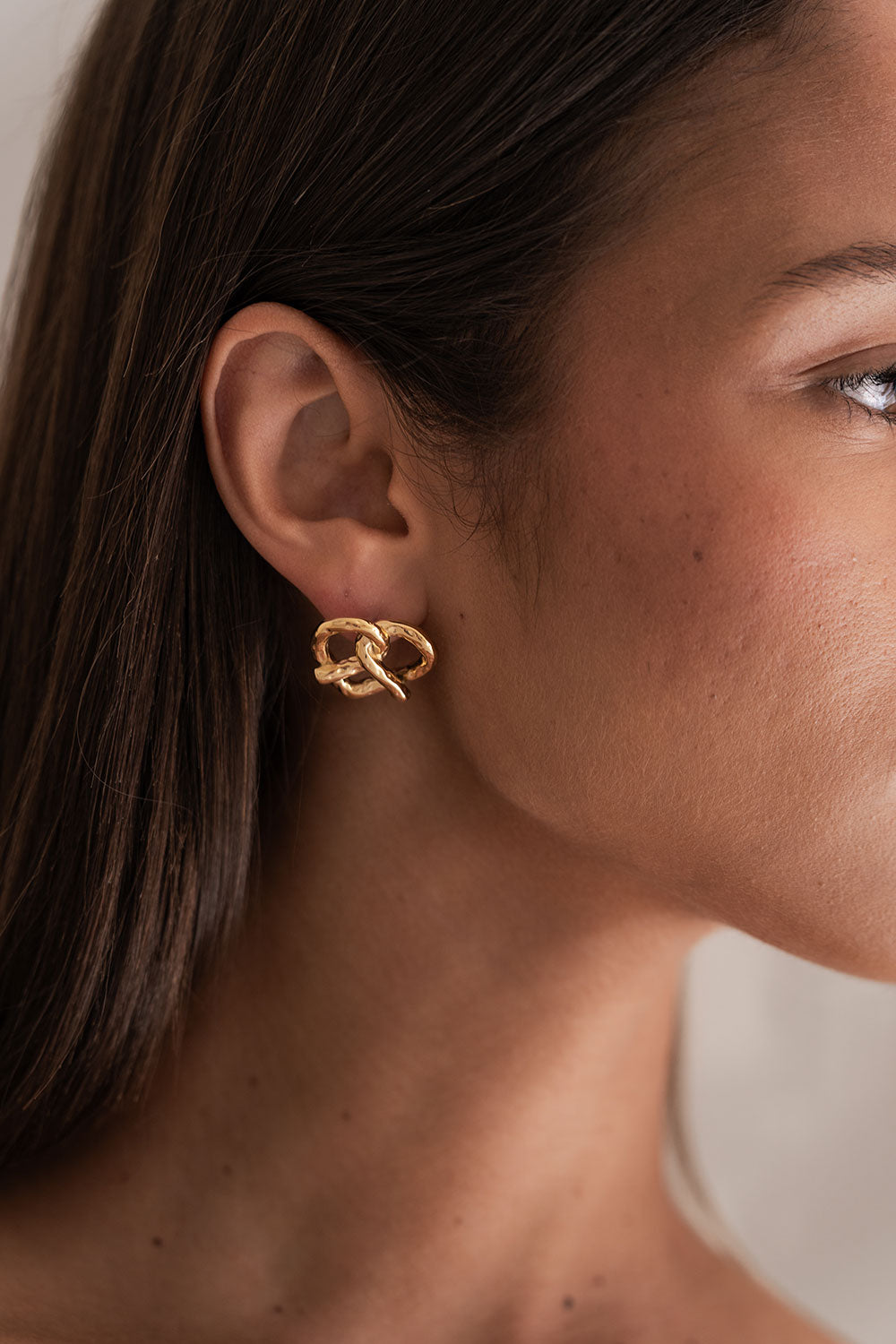 Twisted Heart Earrings