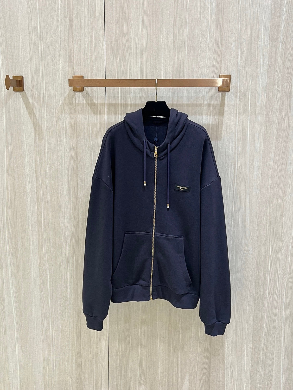 LOUIS VUITTON Vintage Zipped Hooded Blouson #378009