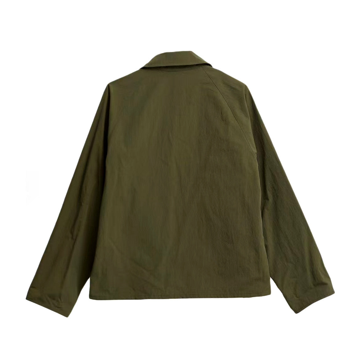 Barbour Men's Spring/Fall Fashion Classic Solid Color Lapel Single Breasted Waterproof Polyester Blend Fabric Casual Oversized Jacket #79495