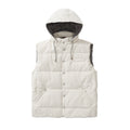 Brunello Cucinelli Men's Fall And Winter Single-Breasted Hooded Solid Color Fitted Down Vest Jacket #81185