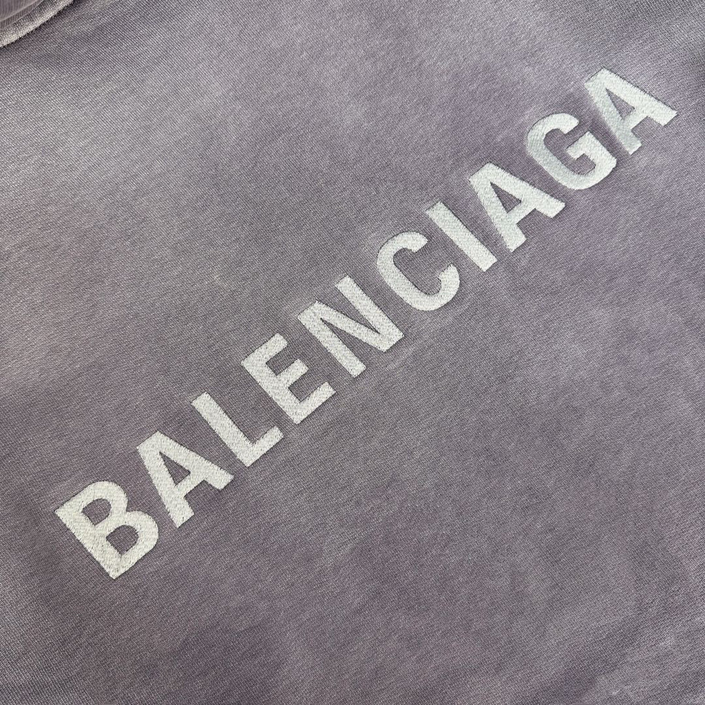 Balenciaga Washed Tie-Dye Hooded Sweatshirt Pullover #96232