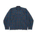 Balenciaga Men's Checkered Cotton Long-Sleeve Spring/Fall Solid-Color Collared Loose-Fit Zipper Shirt Ngvp #2723