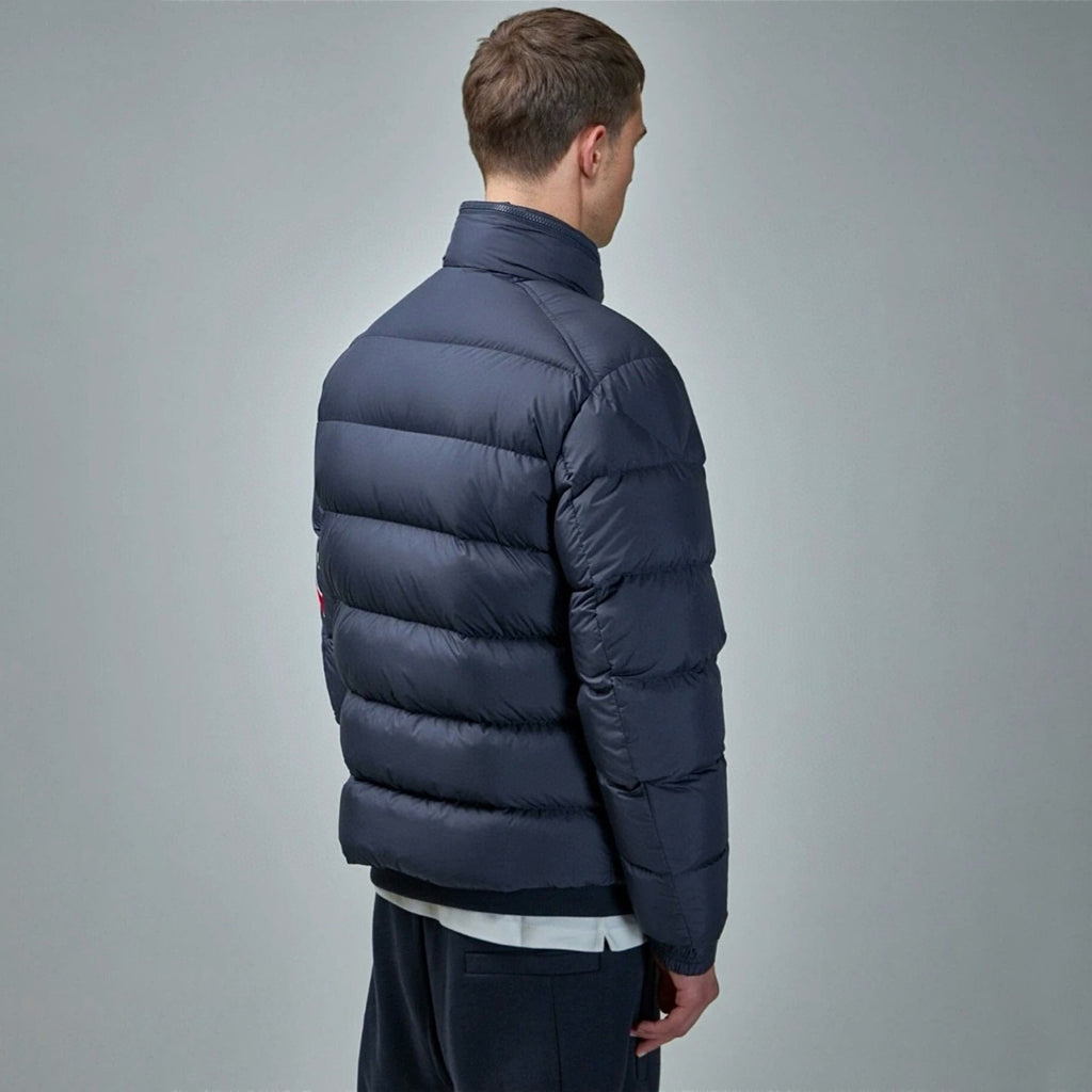 Moncler Men's Winter Fashion Casual High Neck Double Zip Goose Down Nylon Fabric Cotton Jacket Down Outerwear Jacket #79539