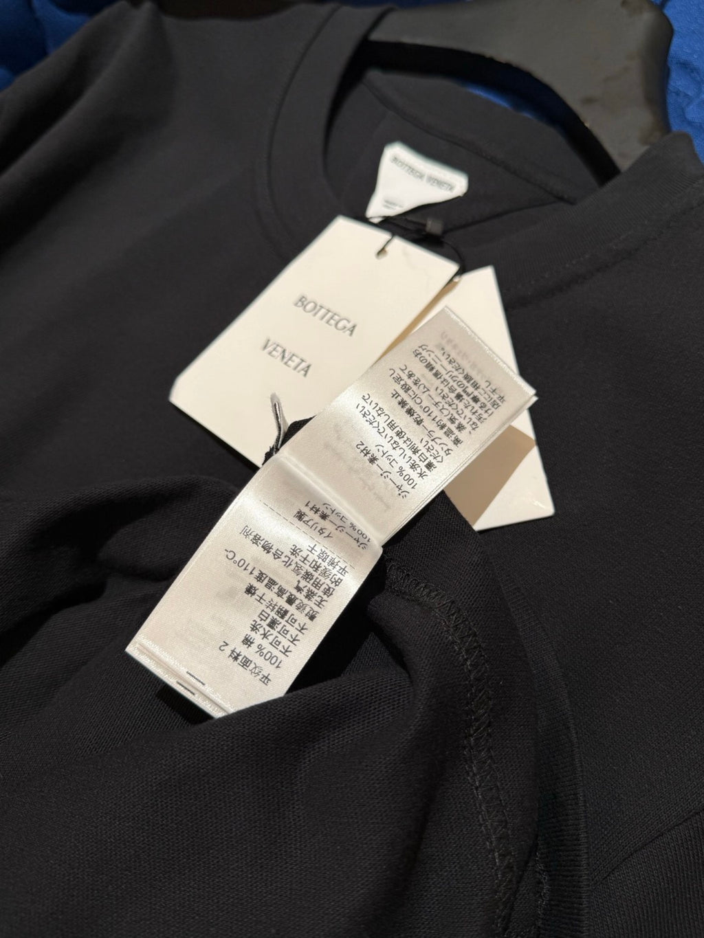 Bottega Veneta Embroidered Logo Cotton T-shirt #377948
