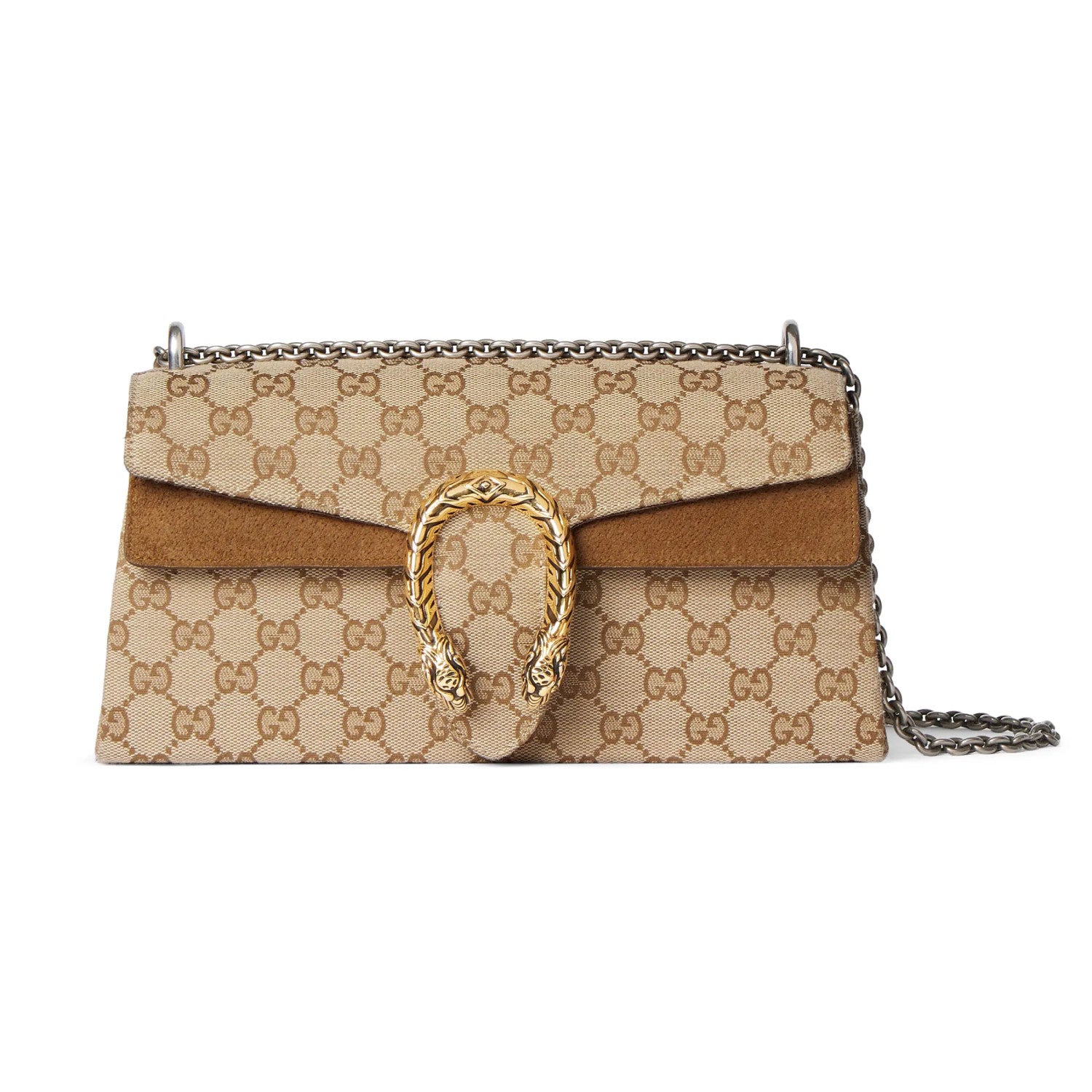 Gucci Dionysus Series Medium Shoulder Bag In Sand Dark Brown Black And Ivory Women's Classic Stylish And Elegant Flap Bag Bags 874735FAF7S #84269A