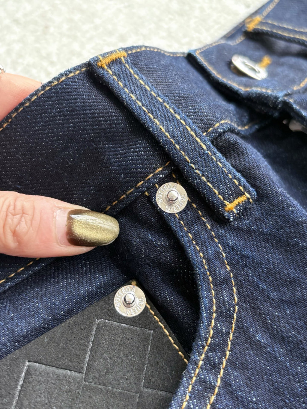Bottega Veneta Rinsed Wide Leg Jeans #375490