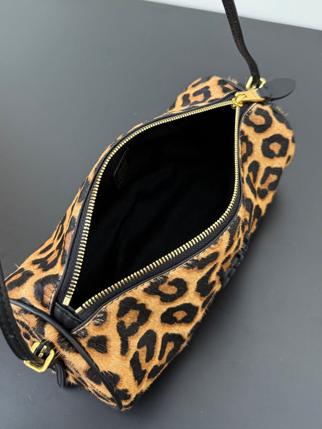 MiuMiu Honey Printed Leather Pouch #334715
