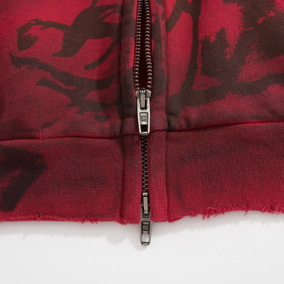 Balenciaga Skater Zip Up Hoodie Medium Fit Baggy Sweatpants Ngvp #6481