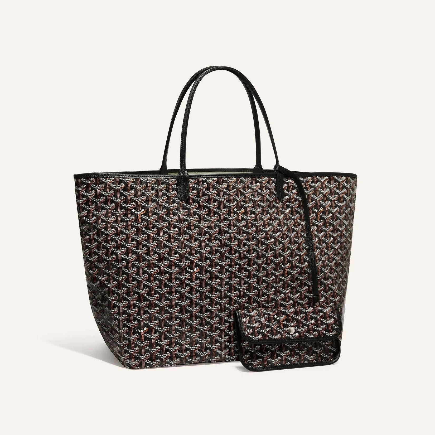GOYARD Men's Women Saint Louis Handbag Y Full Print Casual Mother Bag Leather Shoulder Bag Tote Bags #77387