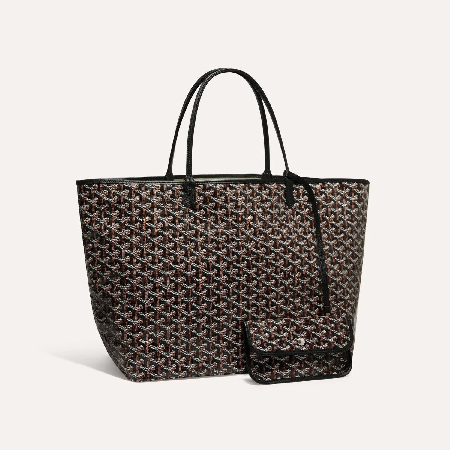 GOYARD Men's Women Saint Louis Handbag Y Full Print Casual Mother Bag Leather Shoulder Bag Tote Bags #77387