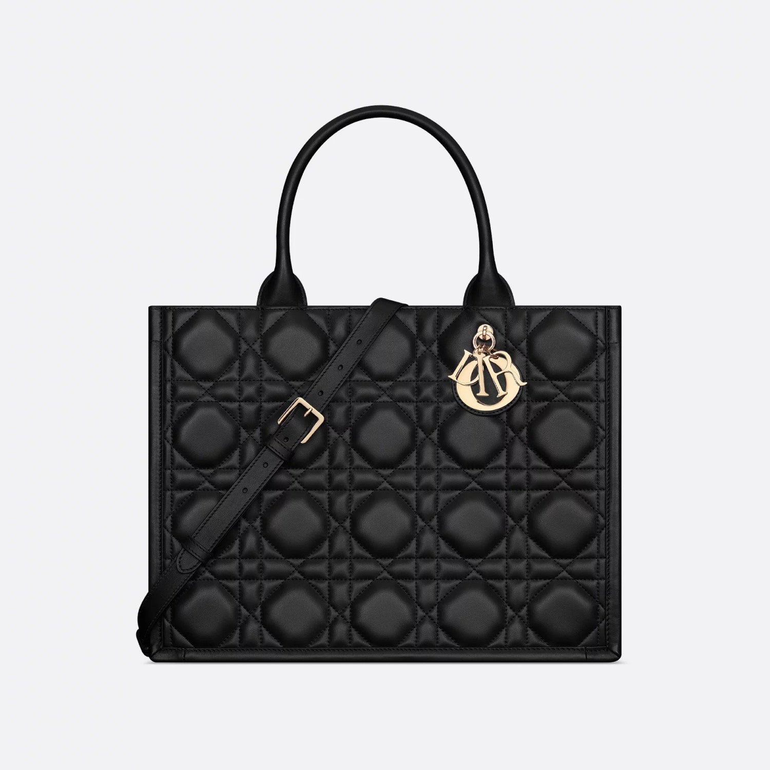 Dior Book Tote Women's Detachable Adjustable Shoulder Strap Rattan Checkered Cowhide Leather Solid Color Shopping Bag Single Shoulder Slanting Tote Bags #75338