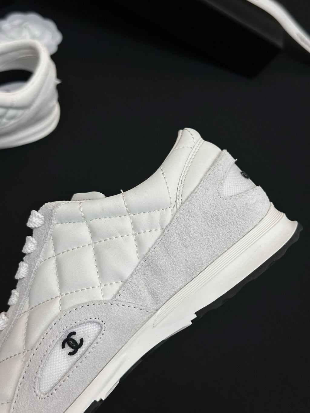Chanel Trainers Calfskin Suede Calfskin #333965