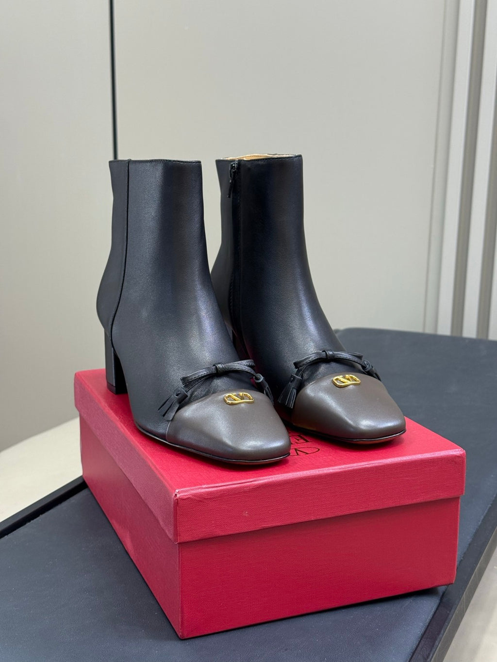 Valentino Valet Du Roi Kidskin Leather Ankle Boot 60mm for Woman #336901