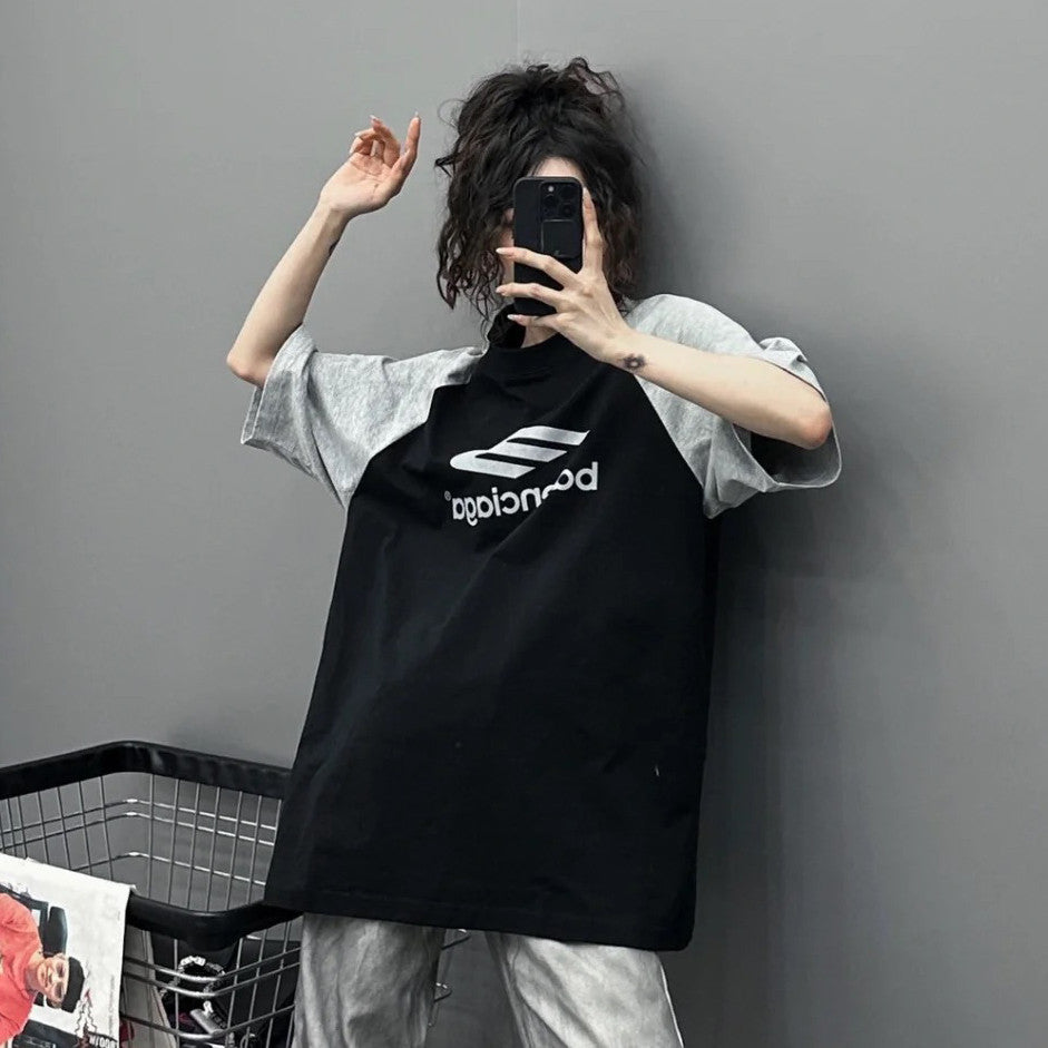 Balenciaga Clashing Colours Short Sleeve T-Shirt #96593