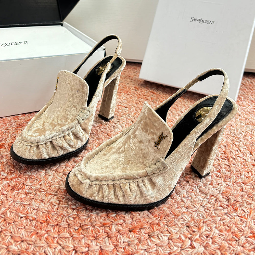 Saint Lauren High Heel Loafers #377321