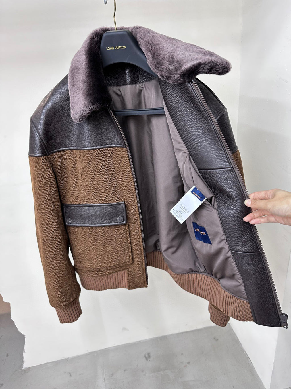 Louis Vuitton Mix Leather Blouson Jacket #96816