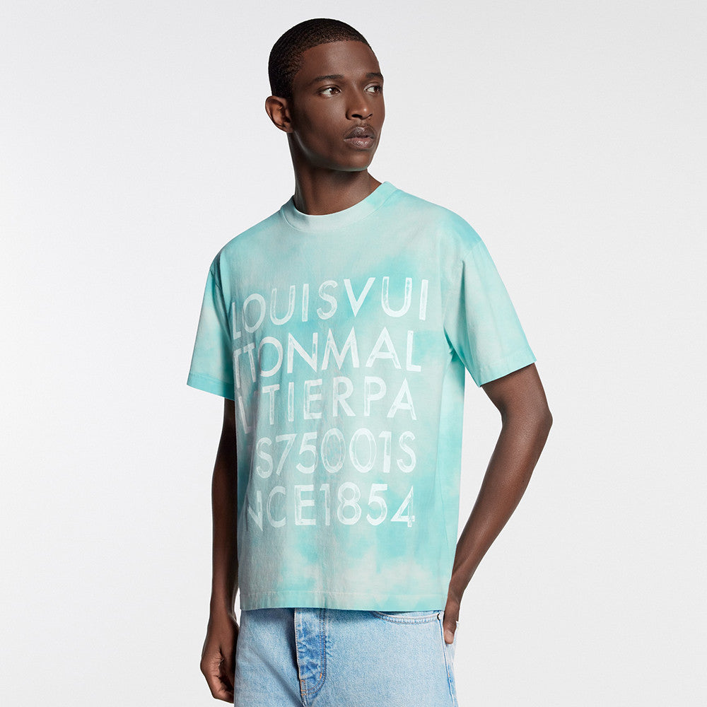 Louis Vuitton Tie-Dye Printed T-Shirt #337261