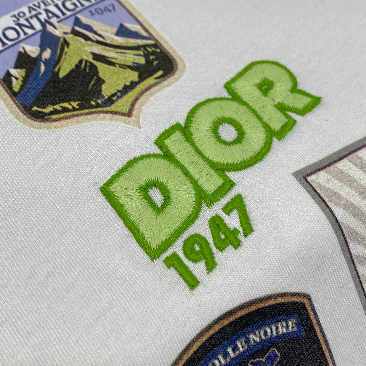 DIOR Dior Mountain T-Shirt Relaxed Fit Black Cotton Jersey #375559