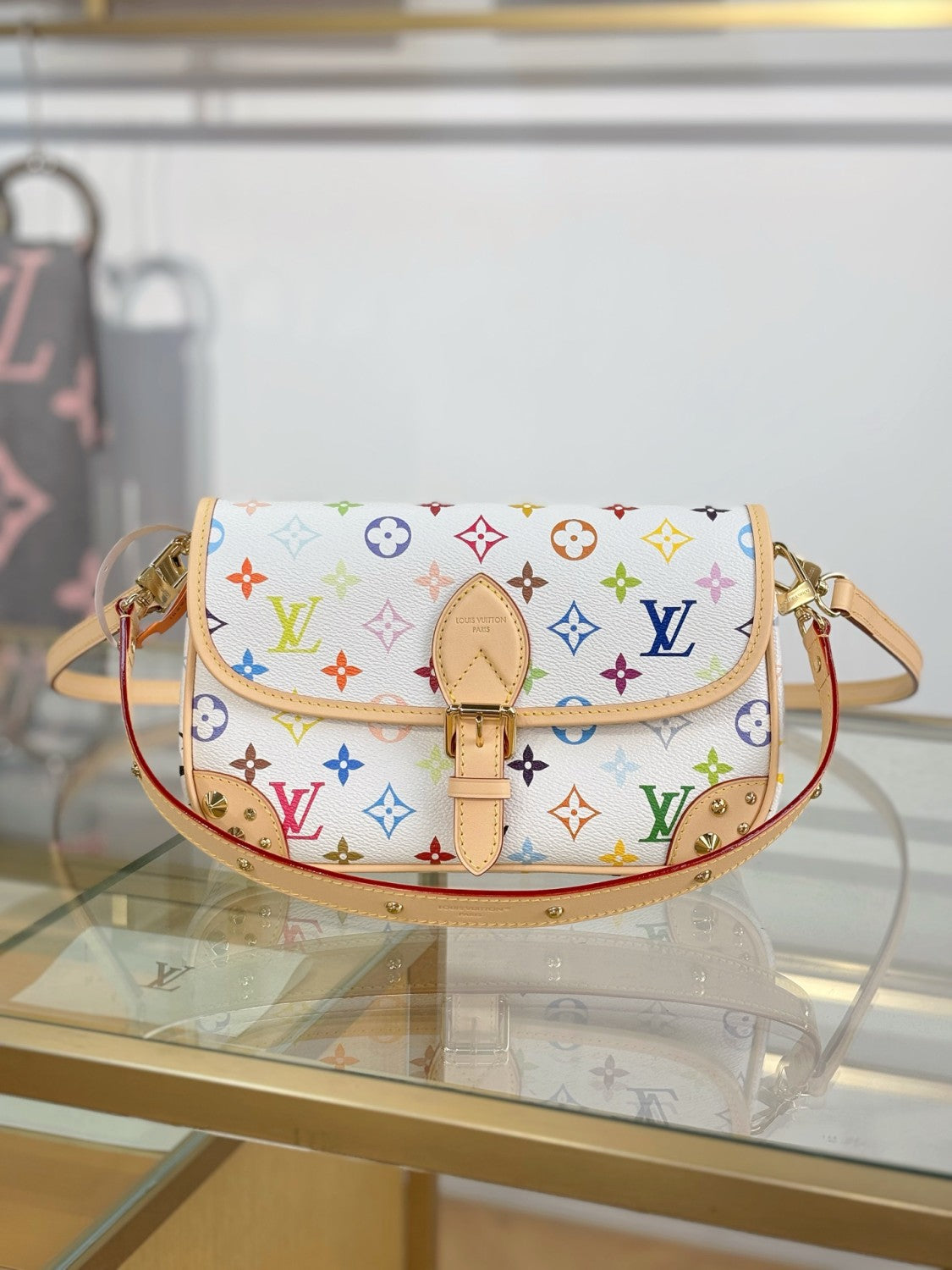 LOUIS VUITTON LV x TM Diane PM Monogram Canvas Handba M27866 #376337